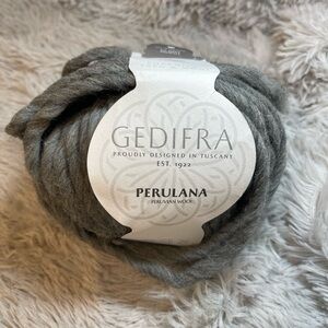 ⭐️Gedifra Perulana Wool Yarn, gray, 00504, 100 grams, 50 m